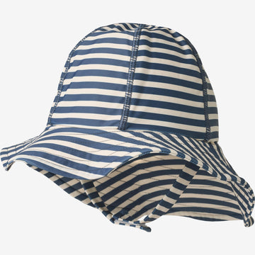 Wheat Main UV Solhatt Bora Accessory 1048 blue stripe