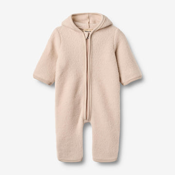 Wheat Wool Uld Fleece Heldragt Ata Jumpsuit 1356 pale lilac