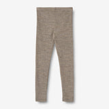 Wheat Wool Ull Leggings Agi Leggings 3204 khaki melange