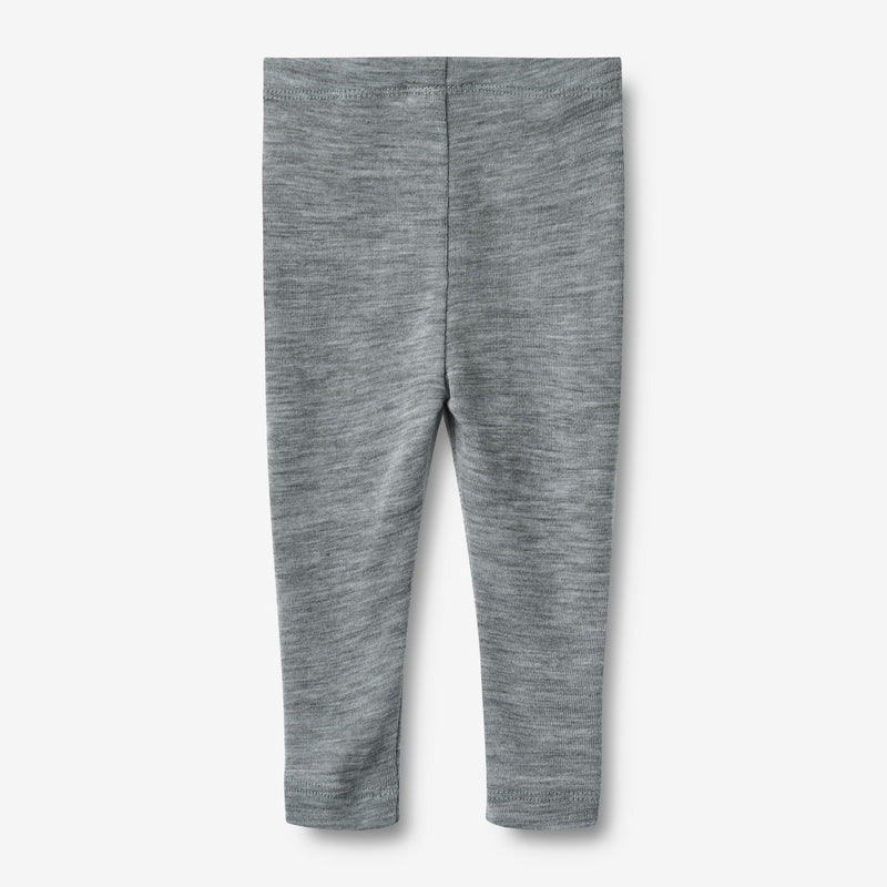 Wheat Wool Ull Leggings Agi | Baby Leggings 0224 melange grey