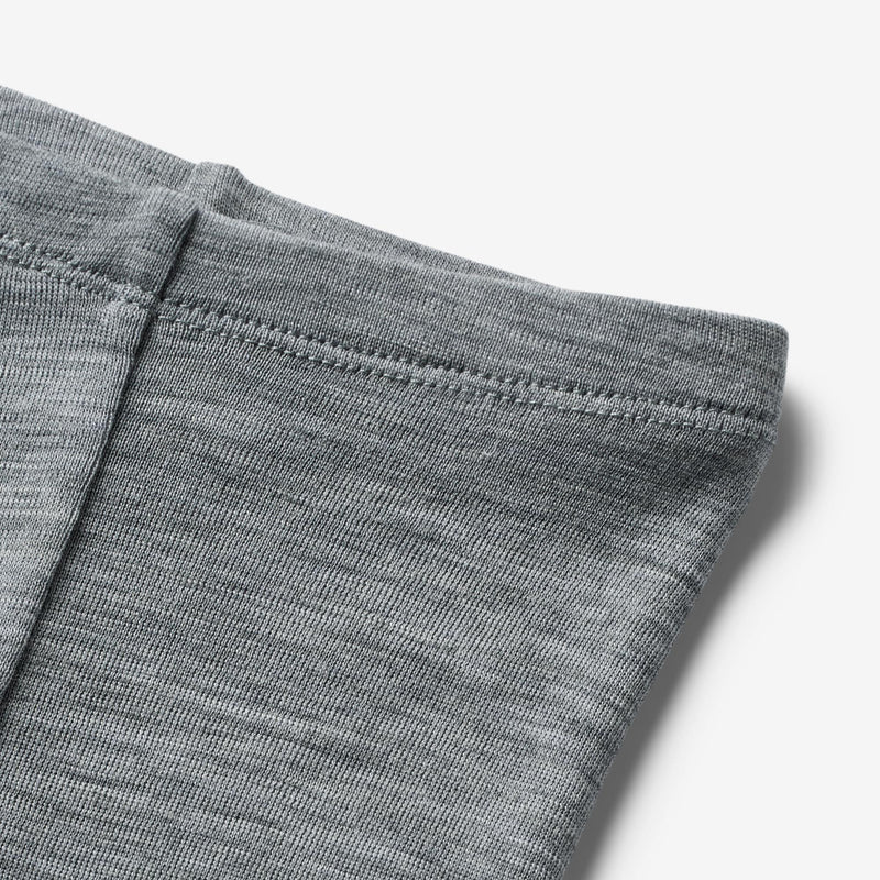 Wheat Wool Ull Leggings Agi | Baby Leggings 0224 melange grey