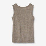 Wheat Wool Ull Undertrøje Iggy Jersey Tops and T-Shirts 3204 khaki melange