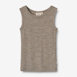 Wheat Wool Ull Undertrøje Iggy Jersey Tops and T-Shirts 3204 khaki melange