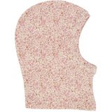 Wheat Wool Ull Balaclava Acc 9056 ivory flowers