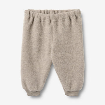 Wheat Wool Ull Fleece Bukser Kinnie Trousers 3204 khaki melange