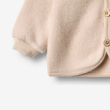 Wheat Wool Ull Fleece Cardigan Kari Sweatshirt 1356 pale lilac