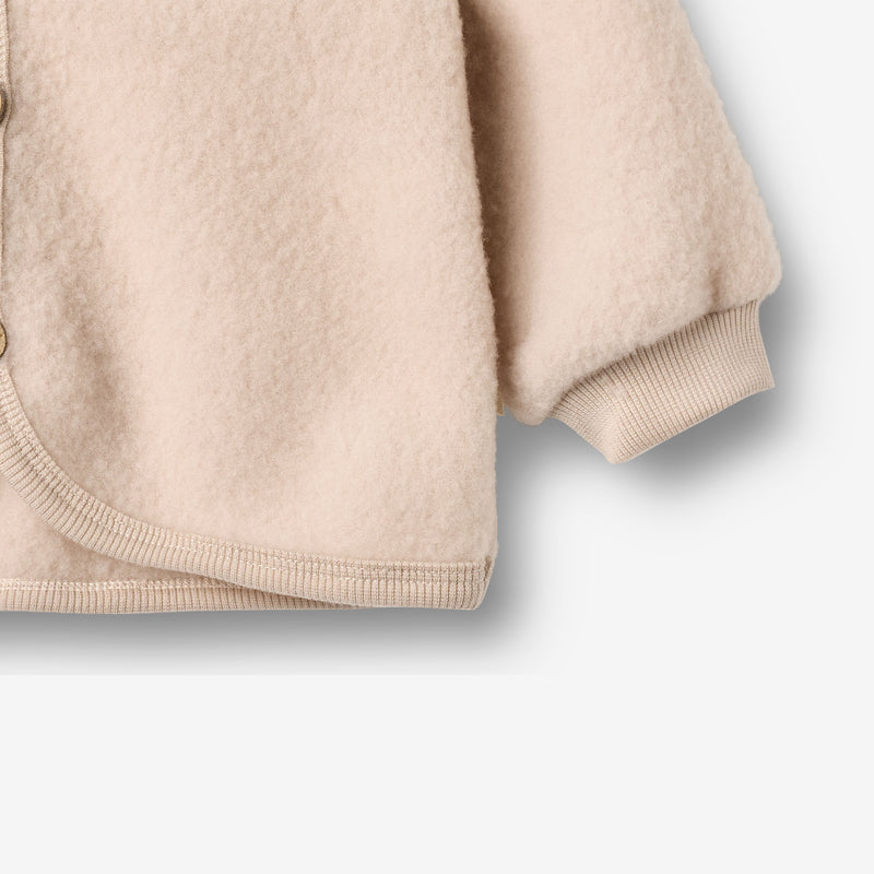 Wheat Wool Ull Fleece Cardigan Kari Sweatshirt 1356 pale lilac