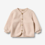 Wheat Wool Ull Fleece Cardigan Kari Sweatshirt 1356 pale lilac