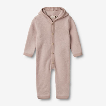 Wheat Wool Ull Fleece kjøredress Ata Jumpsuit 1135 dry rose
