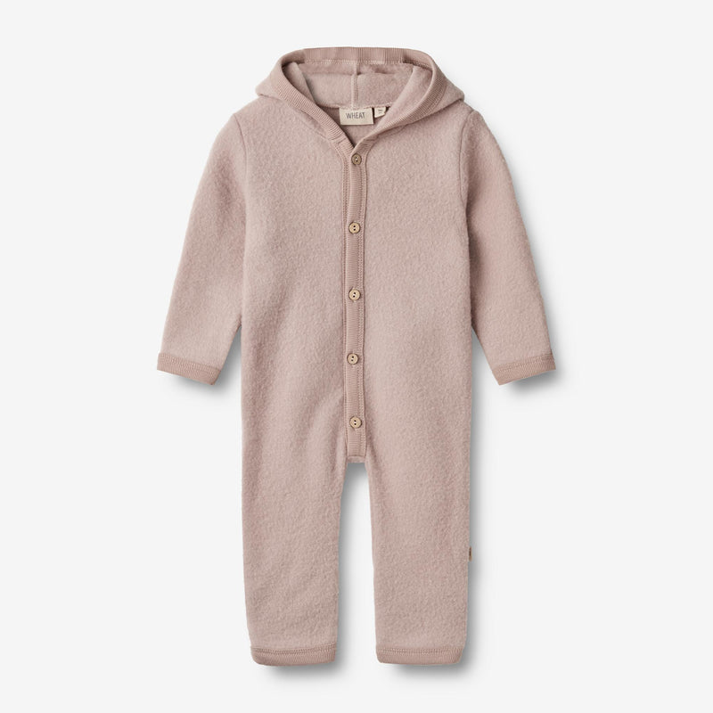 Wheat Wool Ull Fleece kjøredress Ata Jumpsuits 1135 dry rose