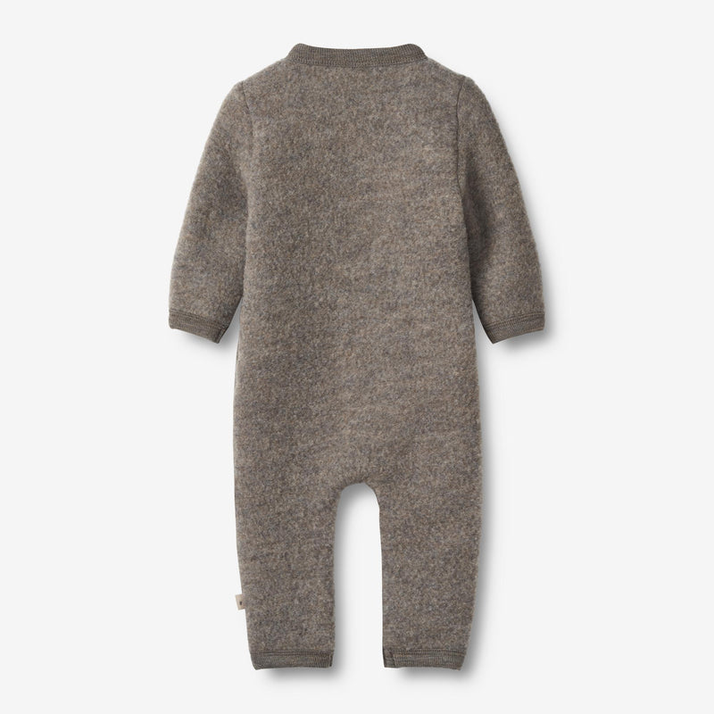 Wheat Wool Ull Fleece kjøredress Levi Jumpsuits 3015 brown melange