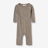 Wheat SMU Ull Jumpsuit Frankie Jumpsuit 3204 khaki melange