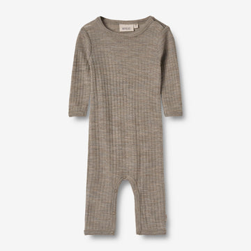 Wheat SMU Ull Jumpsuit Frankie Jumpsuit 3204 khaki melange