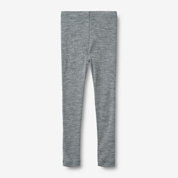 Wheat Wool Ull Leggings Agi Legging 0224 melange grey