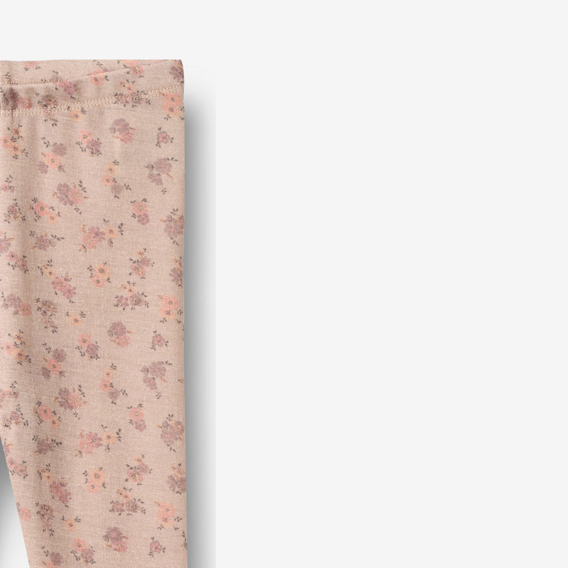Wheat Wool Ull Leggings Agi Legging 1358 lilac flowers