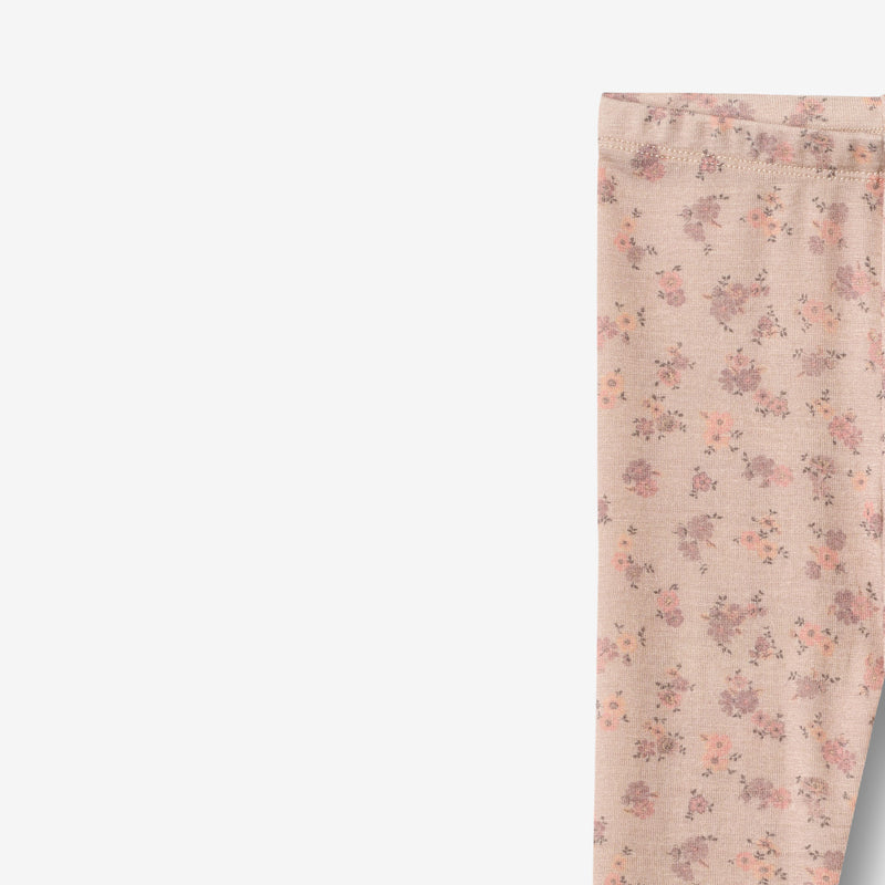 Wheat Wool Ull Leggings Agi Legging 1358 lilac flowers