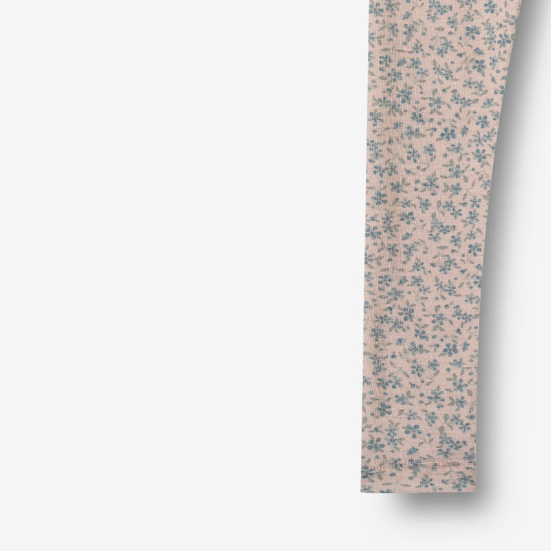 Wheat Wool Ull Leggings Agi Legging 1481 blue flowers