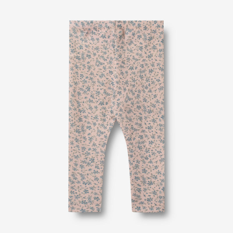 Wheat Wool Ull Leggings Agi | Baby Legging 1481 blue flowers
