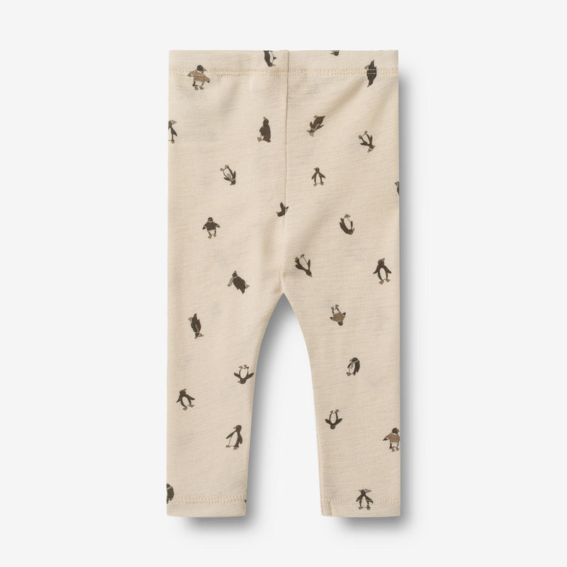 Wheat Wool Ull Leggings Agi | Baby Legging 9564 penguins