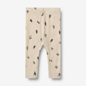 Wheat Wool Ull Leggings Agi | Baby Legging 9564 penguins