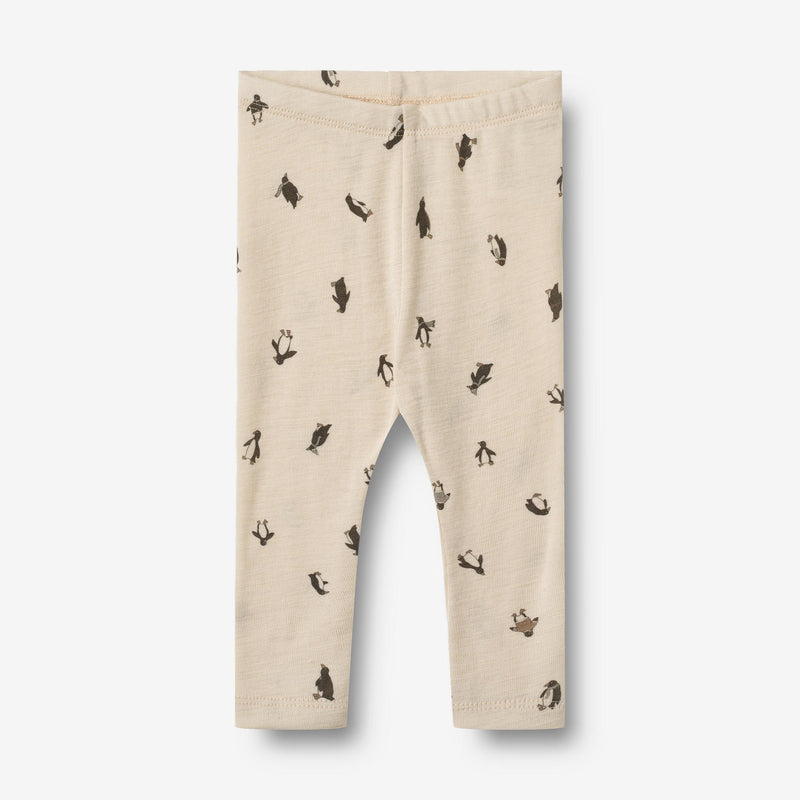 Wheat Wool Ull Leggings Agi | Baby Legging 9564 penguins