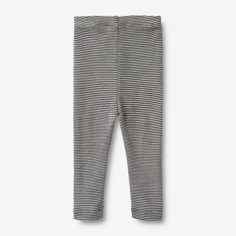 Wheat Wool Ull Leggings Agi | Baby Leggings 1433 navy stripe