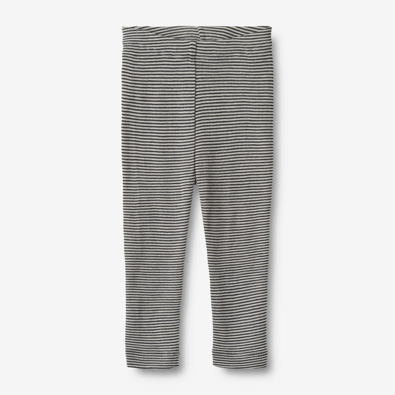 Wheat Wool Ull Leggings Agi | Baby Leggings 1433 navy stripe