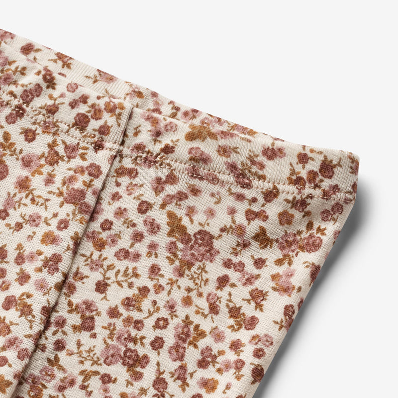 Wheat Wool Ull Leggings Agi | Baby Leggings 2475 rose flowers