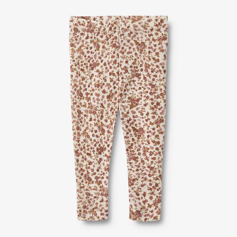 Wheat Wool Ull Leggings Agi | Baby Leggings 2475 rose flowers