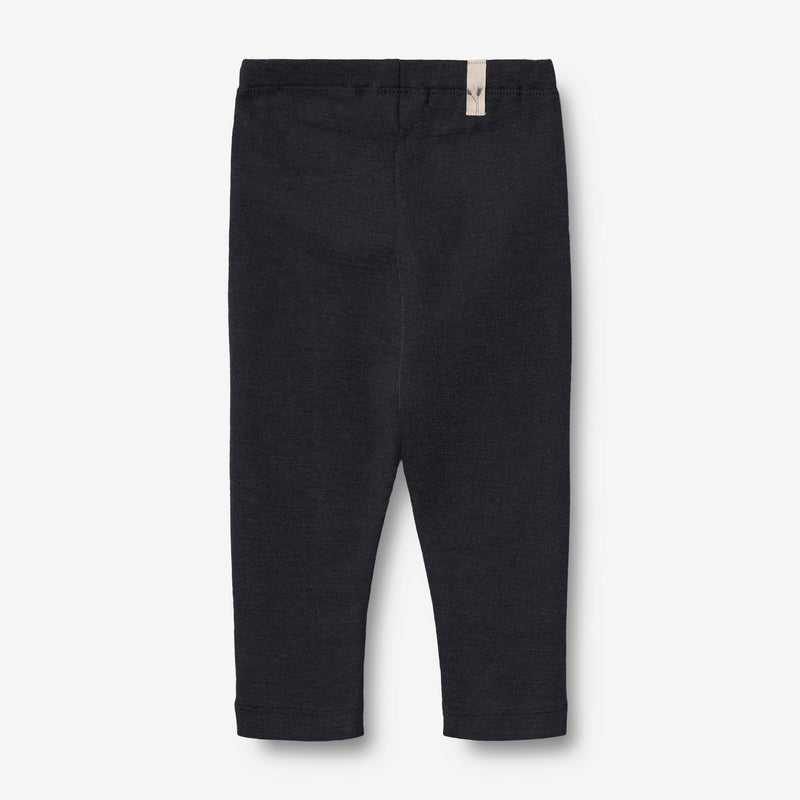 Wheat Wool  Ull Leggings | Baby Leggings 1432 navy