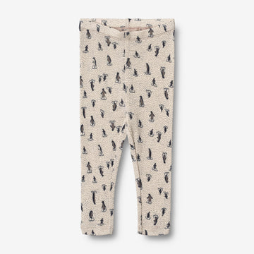 Wheat Wool  Ull Leggings | Baby Leggings 9512 penguins on ice
