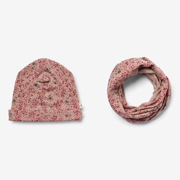 Wheat Wool  Ull Lue og Hals Arta Acc 2392 cherry flowers