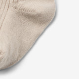 Wheat Main Ull Ribbestrikkede Sokker Ziggy Socks/Tights 3191 offwhite