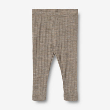 Wheat SMU Ull/Silke Leggings Agi | Baby Legging 3204 khaki melange