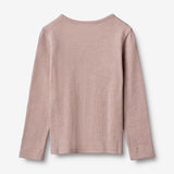 Wheat Wool  Ull T-skjorte LS Jersey Tops and T-Shirts 2086 dark powder 