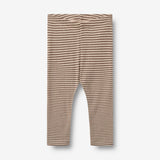 Wheat Wool Ull Tights Agi Legging 9578 wood stripe