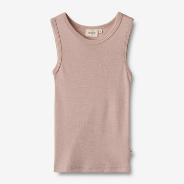 Wheat Wool Ull Undertrøje Iggy T-Shirt 1135 dry rose