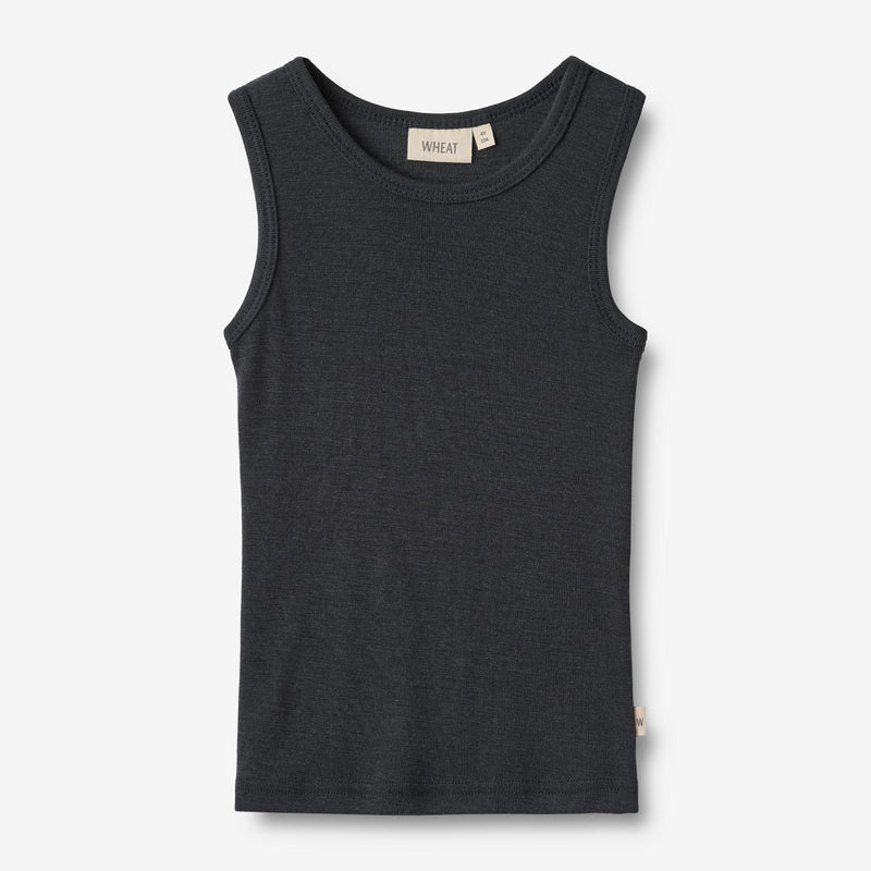 Wheat Wool Ull Undertrøje Iggy Jersey Tops and T-Shirts 1432 navy