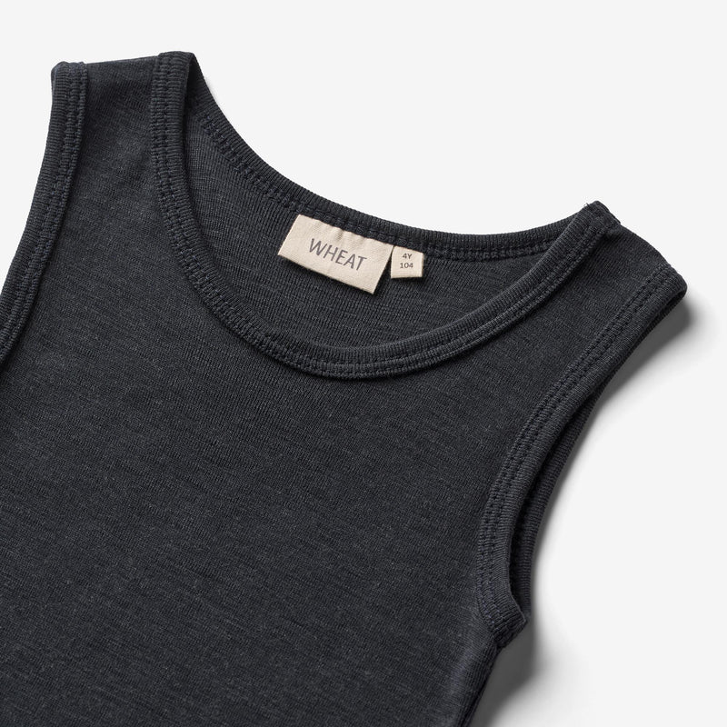 Wheat Wool Ull Undertrøje Iggy Jersey Tops and T-Shirts 1432 navy