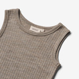 Wheat SMU Ull Undertrøje Iggy Jersey Tops and T-Shirts 3204 khaki melange