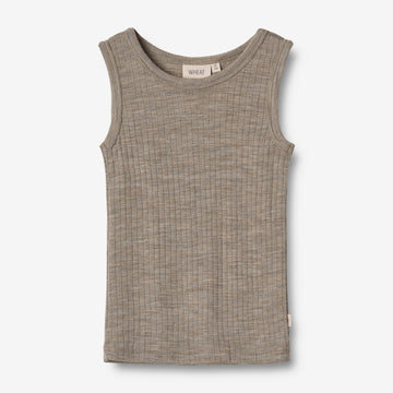 Wheat SMU Ull Undertrøje Iggy Jersey Tops and T-Shirts 3204 khaki melange