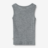 Wheat SMU Ull Undertrøje Iggy T-Shirt 0224 melange grey