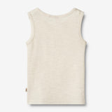 Wheat SMU Ull Undertrøje Iggy T-Shirt 1141 eggshell melange