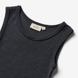 Wheat SMU Ull Undertrøje Iggy T-Shirt 1432 navy