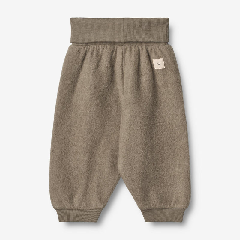 Wheat Wool Ullfleece Bukser | Baby Trousers 0099 grey stone