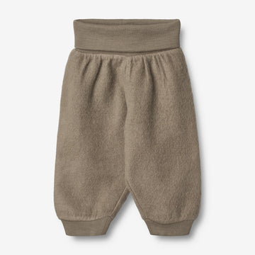 Wheat Wool  Ullfleece Bukser | Baby Trousers 0099 grey stone