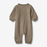 Wheat Wool Ullfleece Jumpsuit | Baby Jumpsuits 0099 grey stone