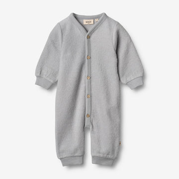 Wheat Wool  Ullfleece Jumpsuit | Baby Jumpsuits 1524 winter sky