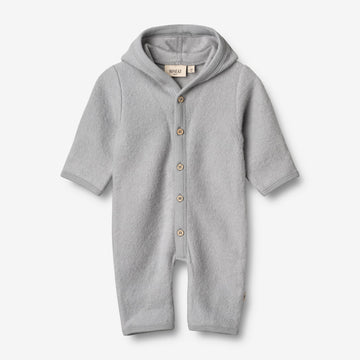 Wheat Wool  Ullfleecedress Ata | Baby Jumpsuits 1524 winter sky