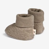 Wheat Wool Ullfleecetøfler | Baby Acc 0099 grey stone